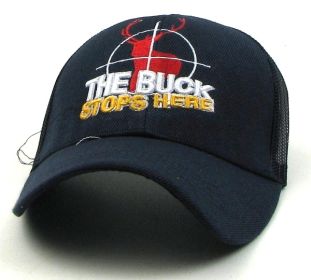 Blue Buck Stops Here Cap