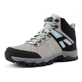 Waterproof Hiking Boots Men Autumn Winter Non-slip Lightweight Breathable Hiking Shoe Outdoor Trekking Hiking Shoes Hunting Shoe (Color: B2027-W, size: 47)