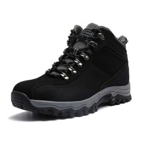 Waterproof Hiking Boots Men Autumn Winter Non-slip Lightweight Breathable Hiking Shoe Outdoor Trekking Hiking Shoes Hunting Shoe (Color: B2024-B, size: 40)